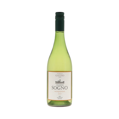 Botella de Sauvignon Blanc — Vino blanco artesanal de Famiglia Gallino, Uruguay
