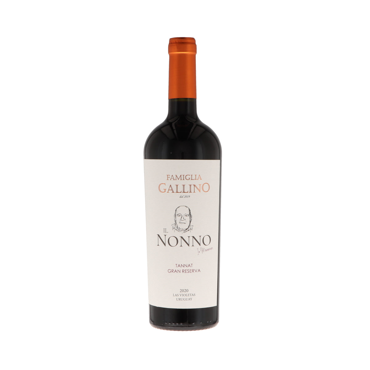 Botella de IL Nonno Tannat — Reserva Premium Famiglia Gallino